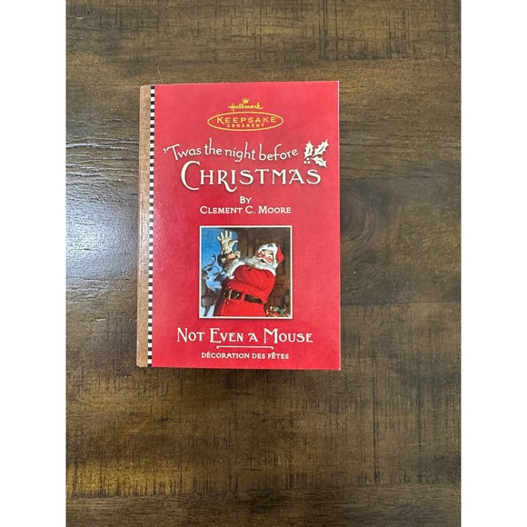 Hallmark Other - Hallmark Keepsake Ornament 2001 Twas the Night Before Christmas Not Even A Mouse